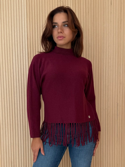 Maglioncino Take Two Con Frange Donna