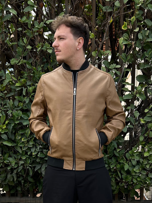 Giubbino Ecopelle Telamira Uomo