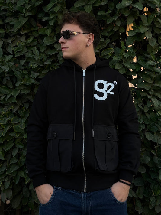 Felpa Con Zip G2 Firenze Uomo