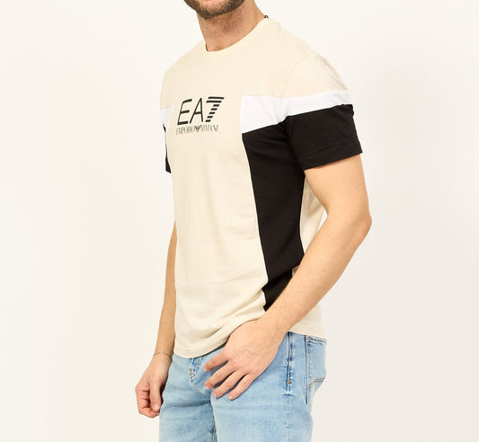 T-Shirt EA7 Beige Uomo