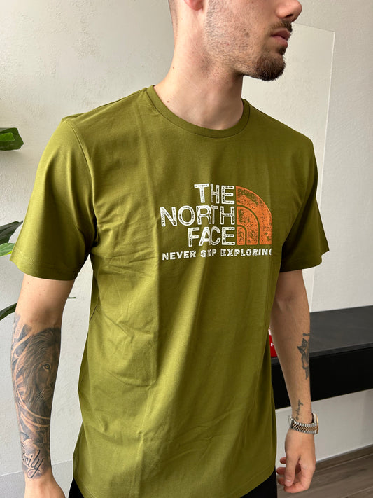 T-Shirt The North Face "RUST 2" Verde Oliva Uomo