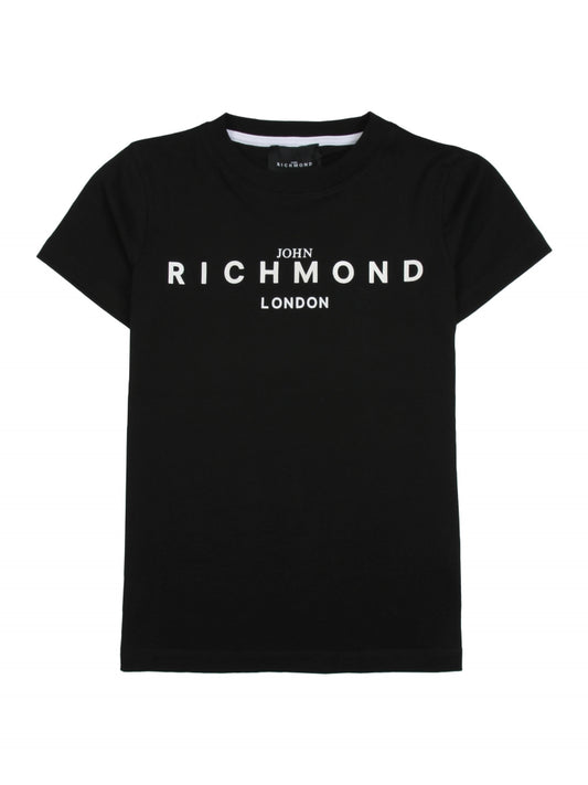 T-Shirt John Richmond "Basic" Nera Bambino/Ragazzo