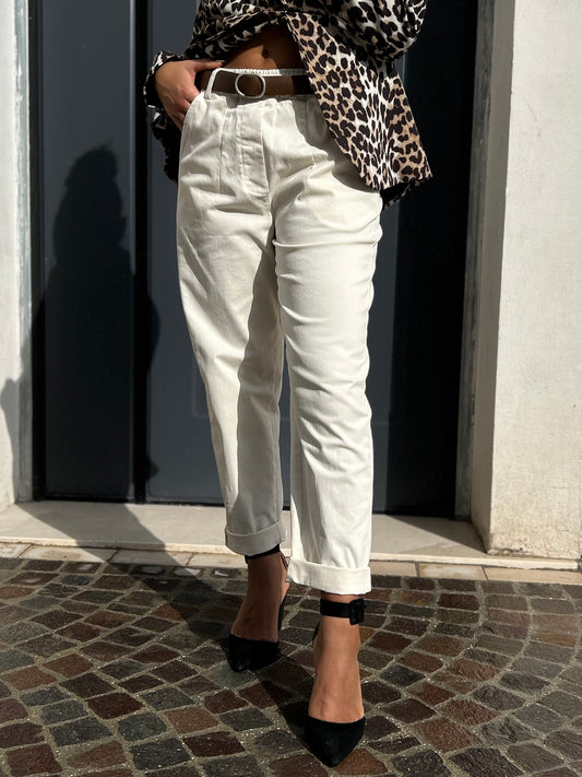 Pantalone Le Streghe Cintura Latte Donna