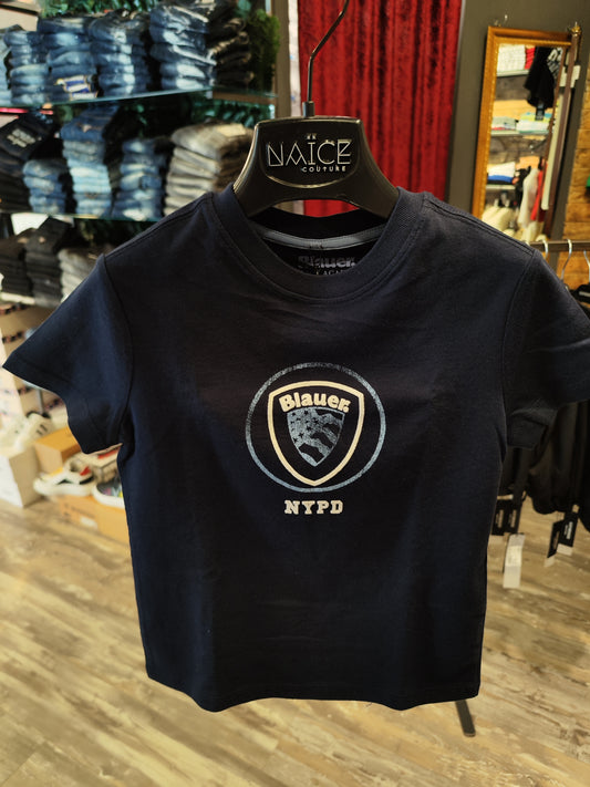 T-Shirt Blauer Bambino