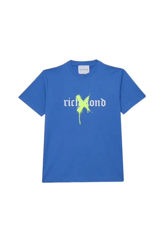 T-Shirt John Richmond Blu Palace Uomo