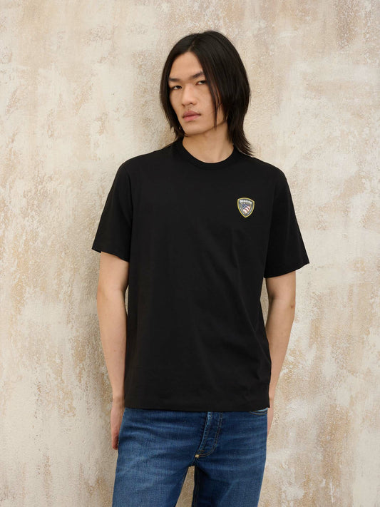 T-Shirt Blauer Faxon Uomo