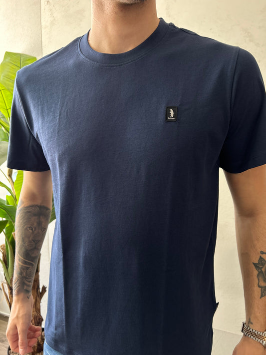 T-Shirt Refrigue "Basic" Blu Navy Uomo