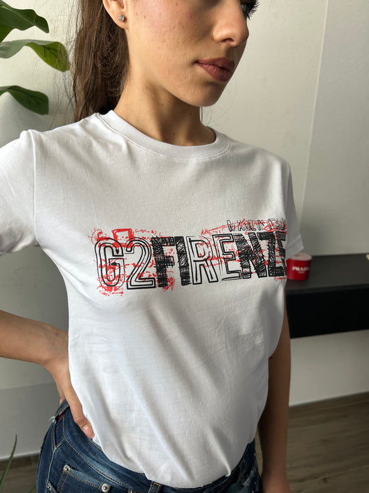 T-Shirt G2 Firenze Bianca Donna