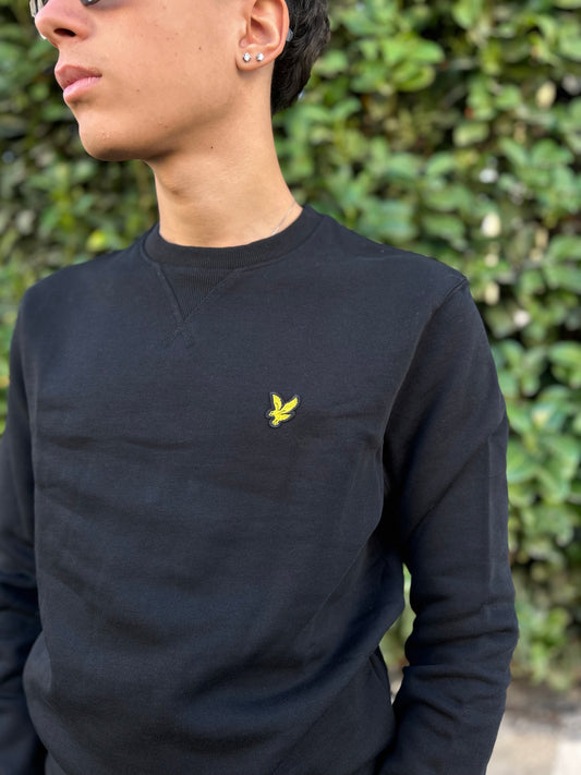 Felpa Lyle & Scott Nera Uomo