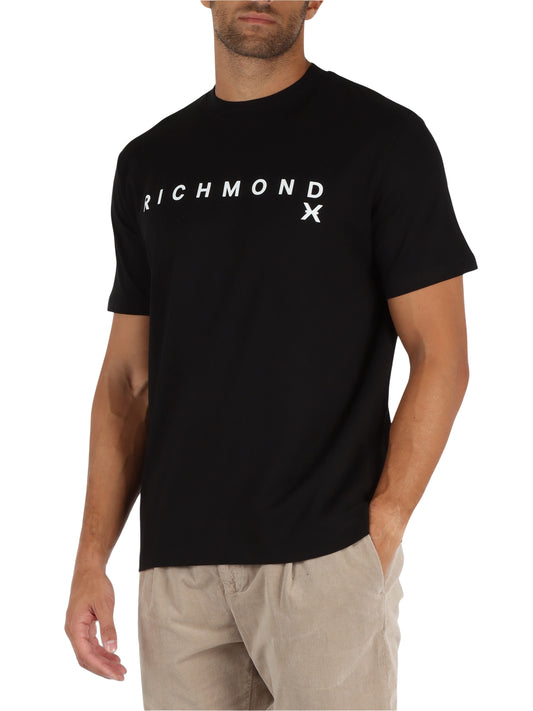 T-Shirt John Richmond Nera Uomo