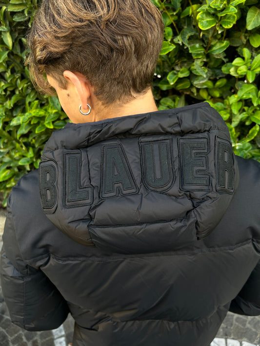 Giubbino Nero Bomber "Bernard" Blauer Uomo