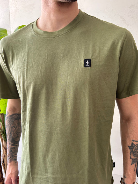 T-Shirt Refrigue "Basic" Verde Militare Uomo