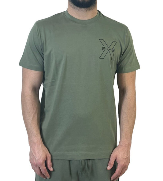 T-Shirt John Richmond Verde Militare Uomo