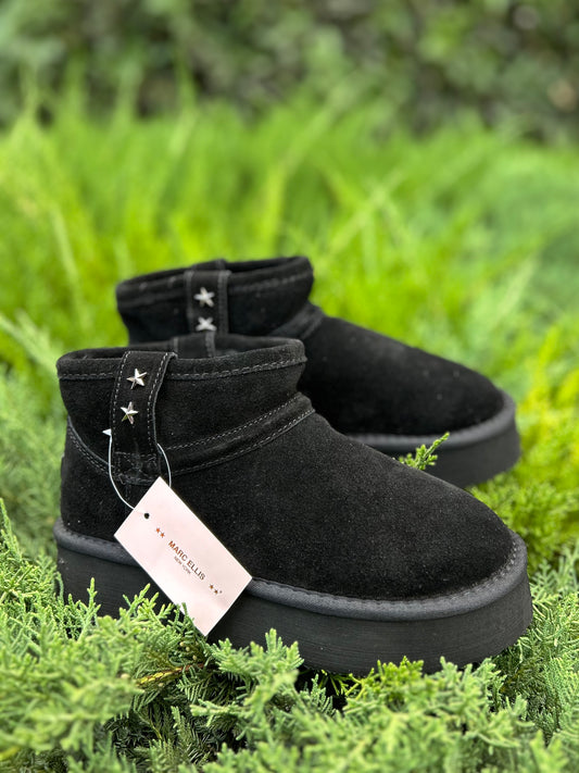 Scarpe Marc Ellis Mod.UGG "Alyssa 014" Nero Donna