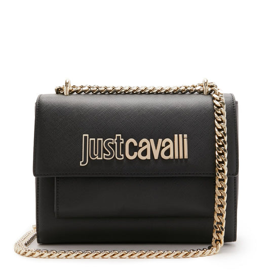 Borsa Just Cavalli "Range B Metal Lettering-ST" Nera