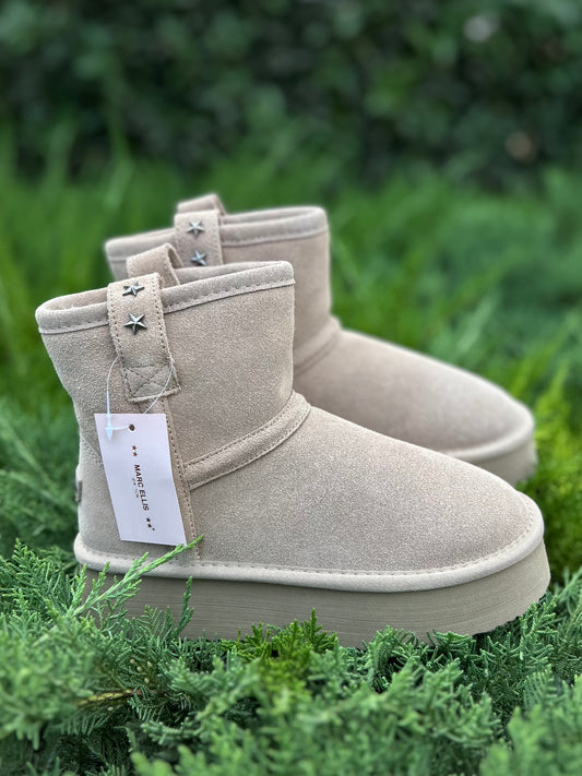 Scarpe Marc Ellis Mod.UGG "Alyssa 013" Beige Donna