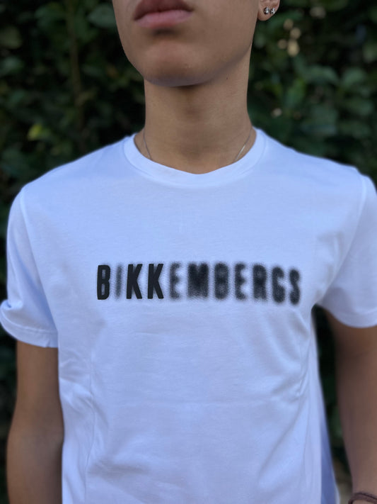 T-Shirt Bikkembergs Bianca Uomo