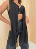 GILET FRANGE LE STREGHE DONNA
