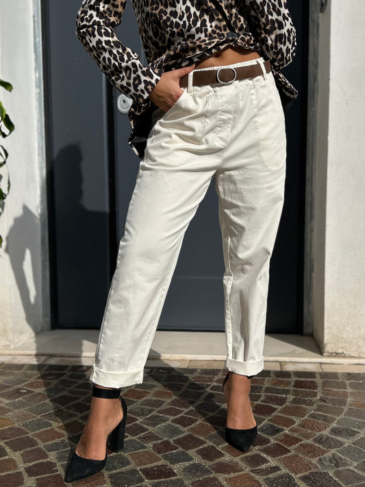 Pantalone Le Streghe Cintura Latte Donna