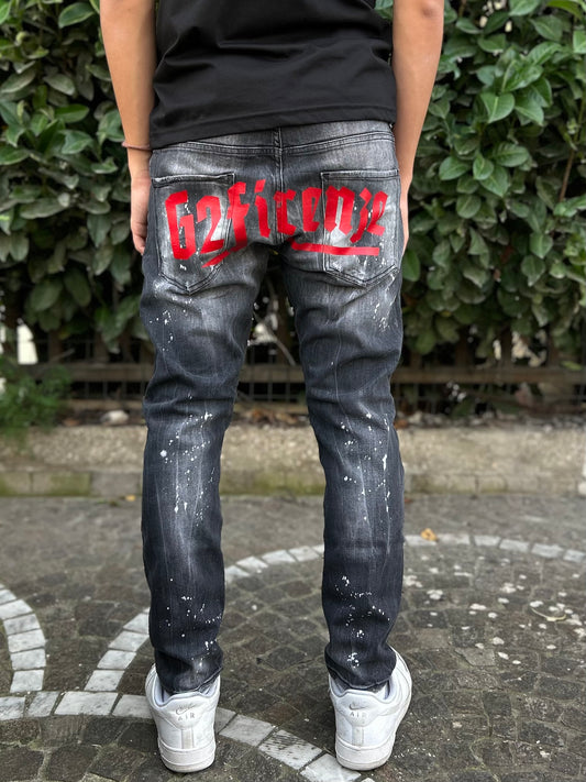 Jeans G2 Firenze "Strong Print" Uomo