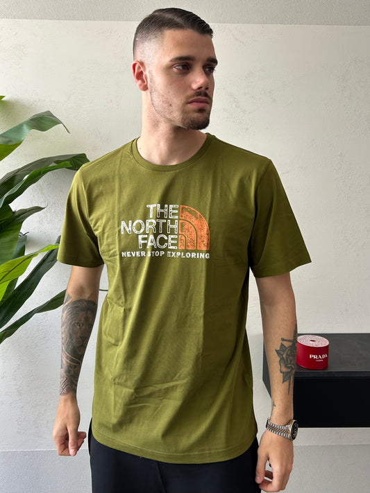 T-Shirt The North Face "RUST 2" Verde Oliva Uomo
