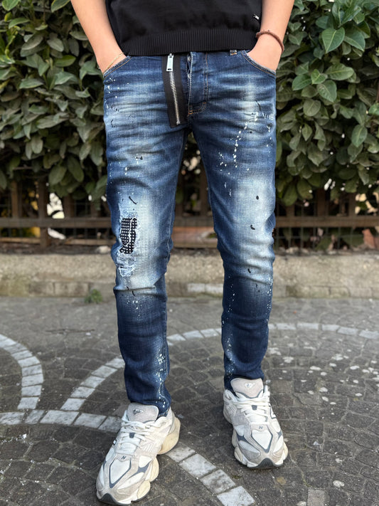 Jeans G2 Firenze "Metal Blue" Uomo