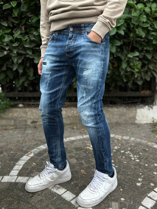 Jeans Patrick & Son "Blu Wash" Uomo