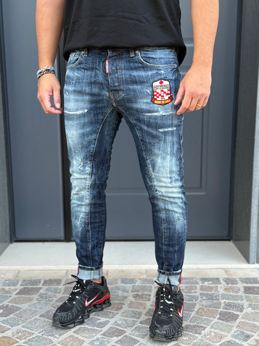 Jeans G2 Firenze England Biker Uomo