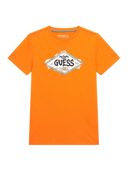 T-Shirt Guess Arancio Ragazzo