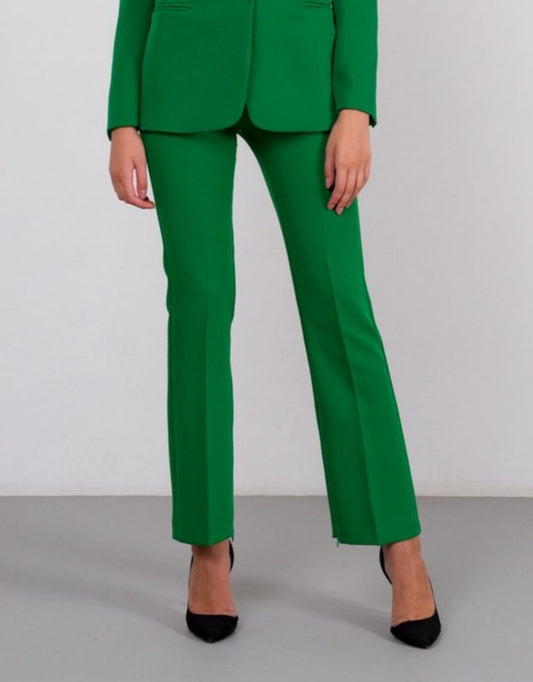 Pantalone Vicolo Tailleur Verde Donna