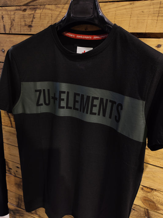 T-Shirt Zu Elements Nera Uomo