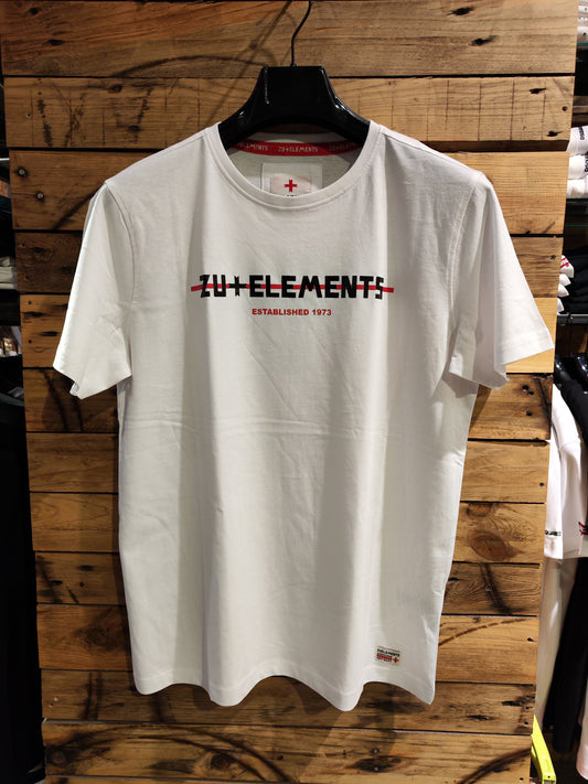 T-Shirt Zu Elements Bianca Uomo
