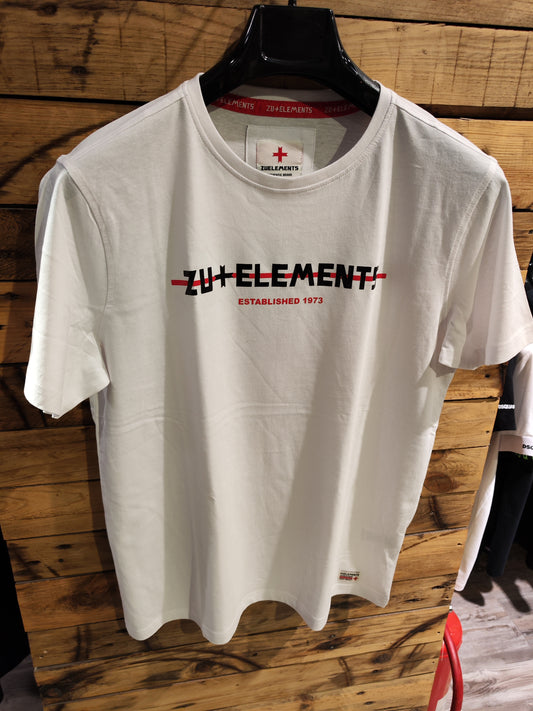 T-Shirt Zu Elements Bianca Uomo