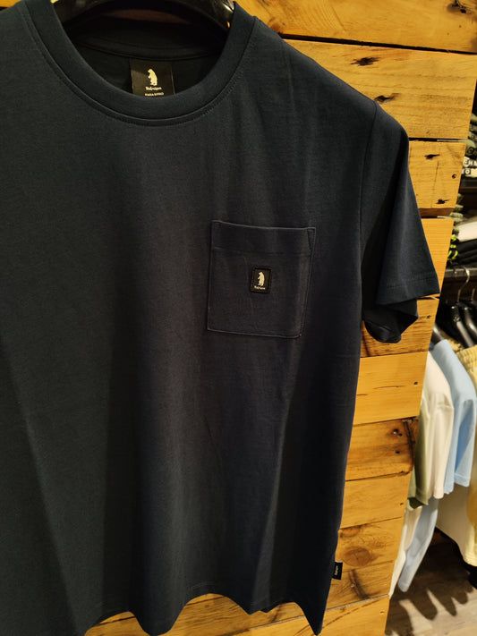 T-Shirt Refrigue "Taschino" Blu Navy Uomo