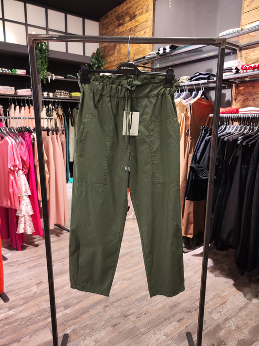 Pantalone Le Streghe Verde Militare Donna