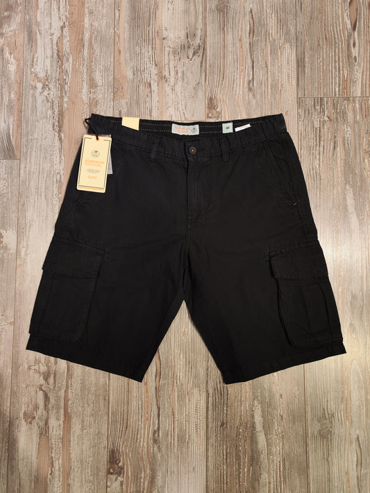 Pantaloncino Cargo Superiore Vintage Nero Uomo