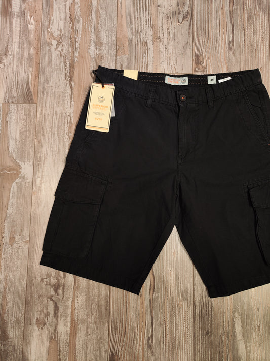 Pantaloncino Cargo Superiore Vintage Nero Uomo