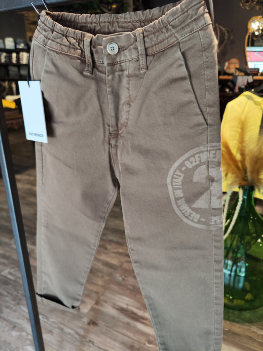 Pantalone G2 Firenze "Chino Laser" Cammello Bambino/Ragazzo