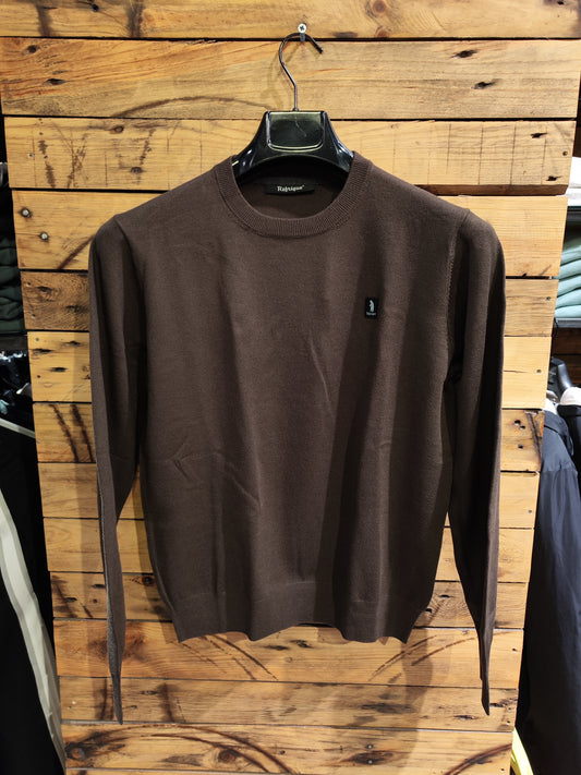 Maglioncino Refrigue Basic Brown Uomo