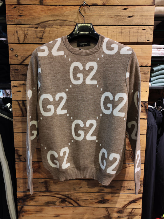 Maglioncino G2 Firenze "G2 Super" Beige Uomo