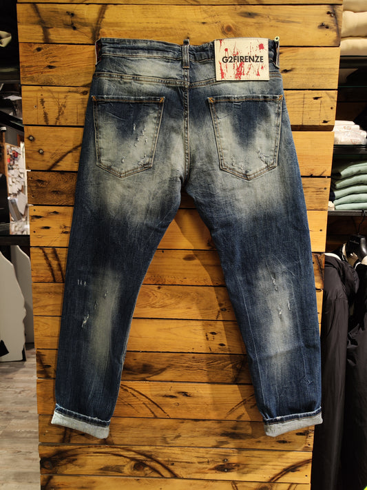 Jeans G2 Firenze "Blue Soft" Uomo