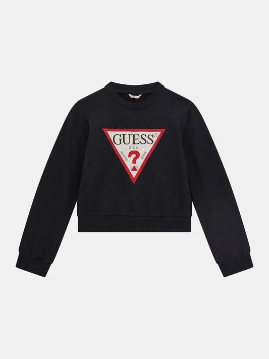 Felpa Guess Nera Ragazza