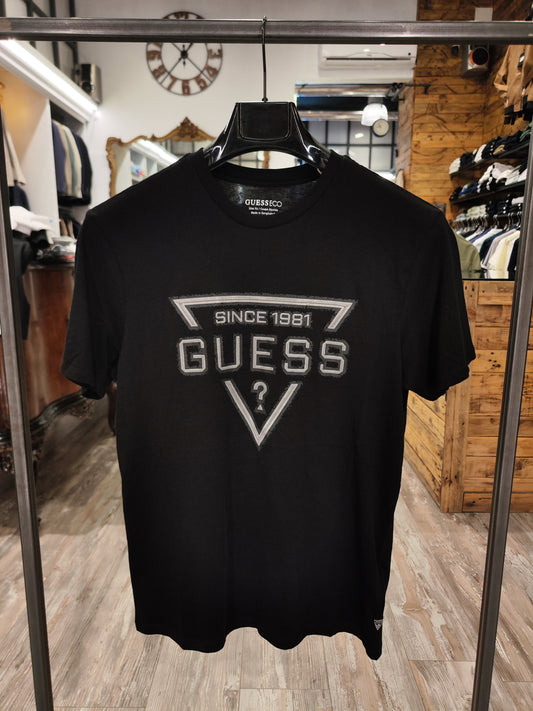 T-Shirt Guess PAINTED TRIANGOLO Uomo