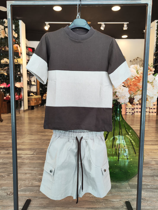 Completo Kubik Moka Sand Bambino