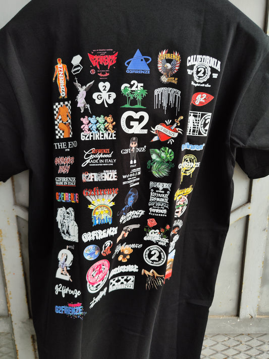 T-Shirt G2 Firenze Multiloghi Uomo
