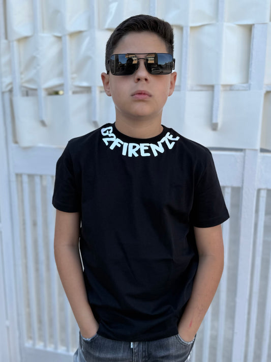 T-Shirt G2 Firenze Print Neck Bambino