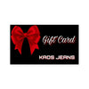 Gift Card Kaos Jeans