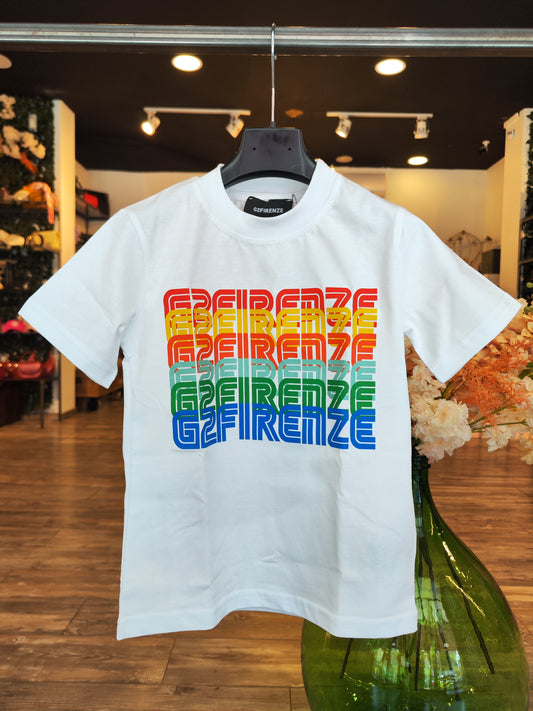 T-Shirt G2 Firenze RAINBOW Bambino