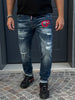 Jeans G2 Firenze Red Leather Uomo
