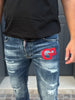 Jeans G2 Firenze Red Leather Uomo